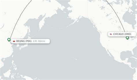 are there direct flights from chicago to china
